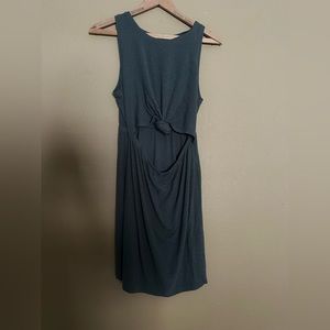 Aerie cutout military green dress